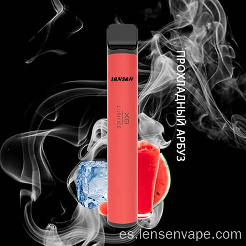 Vapor de vape desechable de 800puffs personalizado personalizado